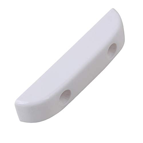 Guitar Thumb Rest Bass Finger Rest Smooth Plastic Guitar Thumbrest Lightweight Thumb/Push Rests with Mounting Screws White