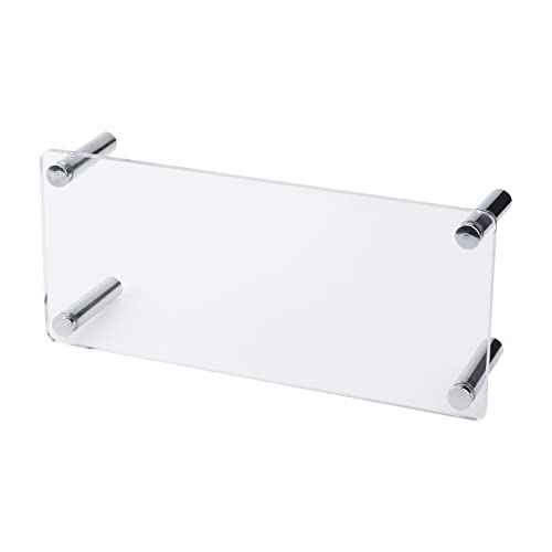 MY MIRONEY 2PCS Acrylic Display Stands Clear Display Shelf Cupcake Display Riser Makeup Holder for Decoration and Organizer(7.87" x 3.54" x 1.97") - size: 7.87" x 3.54" x 1.97"