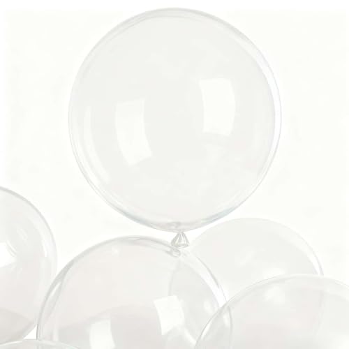 30 Pack Clear Balloons 36 Inch Clear Latex Party Large Balloon Bulk for Various Party Events Decorations - color: Clear, size: 36 inch