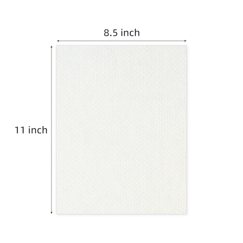 Somime 25 Pack Embossed Backing Boards Only, 8.5x11 Uncut White Mat Board, Acid Free Backer Boards Ideal for Photos, Pictures, Prints, Frames, and Artwork - size: 8.5x11