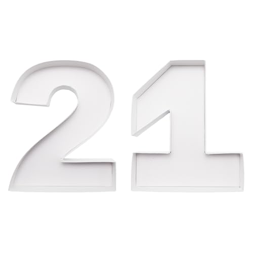 9" Charcuterie Cardboard Number Fillable Shaped Treat Decorative Box Anniversary Birthday Table Centerpiece (21 Style, 9inch) - size: 9inch, style: 21 Style
