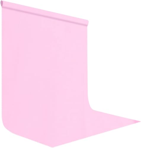 6X9FT High Density Fabric Pink Backdrop Portrait Photo Booth Washable Background Screen Video Recording Parties Curtains - color: Pink, size: 6X9ft