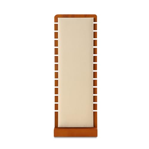 Necklace Holder, Jewelry Stand,Wooden Jewelry Organizers and Storage,Premium Necklace Organizer,Luxury Jewelry Display,Beige Necklace Display Stand - color: 01-Beige Necklace Holder
