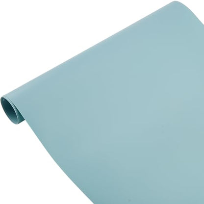 GORGECRAFT 1.3 Yard 15.8 Inch Food Photography Backdrop PVC Background Vinyl Waterproof Sea Green Matte Flat Lay Photo Studio Photography Props for Product Portrait Pet Cosmetics Jewelry Shooting - color: Sea Green