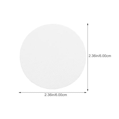 HOMSFOU 2Pcs Lamp Shade Diffusers 2.36In Round Fabric Light Diffuser Covers for Pendant Lights Spotlights Downlights and Chandeliers - Eye Protection and Dust Prevention - color: White, size: 2.3IN