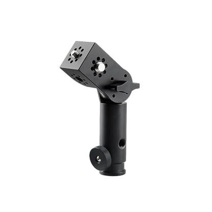 Alvins Multifunctional Tripod Mount Adapter with 3/8“ and 1/4” mounting Cube, 180 Adjustable, Suitable for Cameras, Monitors, Microphones and Video Wireless Transmission