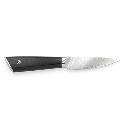 Mercer Culinary M13791 Premium Grade Super Steel, 3.5-Inch Paring Knife, G10 Handle - style: Paring Knife, G10 Handle 3.5 Inch