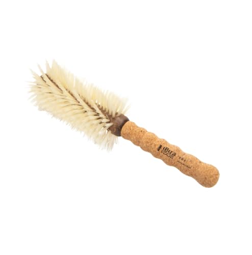 Ibiza Hair B8 Large Round Brush | 70mm Barrel for Volume & Smooth Finish | Blonde Boar Bristles Add Shine | Ideal for Fine or Curly Hair - size: B8, 70mm