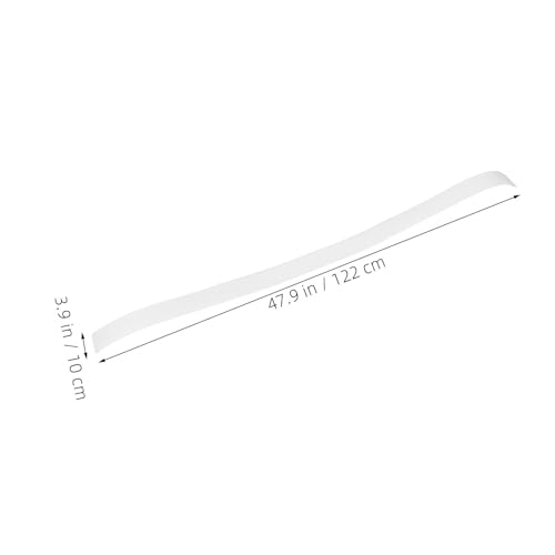 Ciieeo LED Light Diffuser Panel: Bendable Diffusion Sheet 48x4" for Strip Lights Home Office and Party Lighting Decoration - LED Lighting Fixtures - size: 122.00X10.00X0.10CM