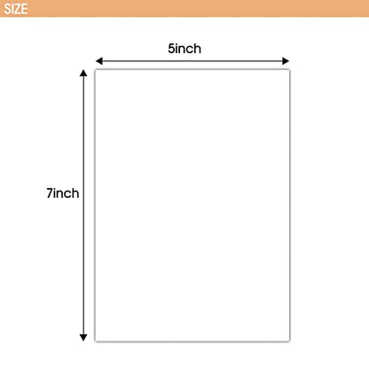 Golden State Art, 5x7 Backing Board Only, 4-Ply Thick 50 Single Backer Boards for Frame, Photo, Print - color: 50 Pack, size: 5x7