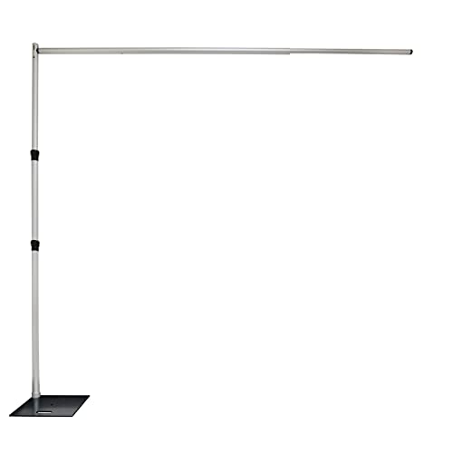Pipe and Drape Backdrop Portable Photobooth Wedding Party Convention Tradeshow Kit Framework ONLY (ADJ Upright Extension PKG (18"x18")) - size: ADJ Upright Extension PKG (18"x18")