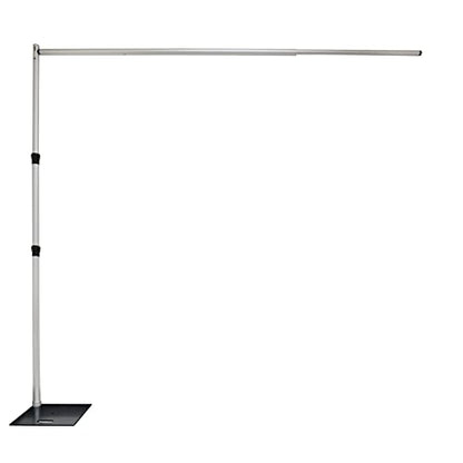 Pipe and Drape Backdrop Portable Photobooth Wedding Party Convention Tradeshow Kit Framework ONLY (ADJ Upright Extension PKG (18"x18")) - size: ADJ Upright Extension PKG (18"x18")