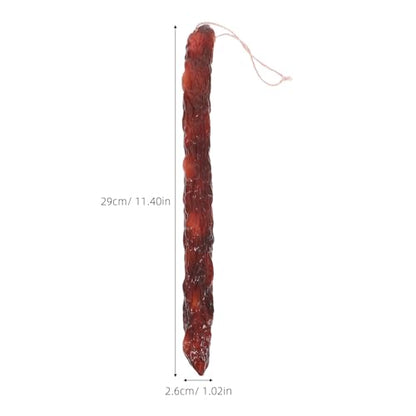 Fake Sausage Prop for Food Photography, Red Molded Cured Meat Model, Asian Delicacy Styling Prop for Restaurant Shop Layout Photography