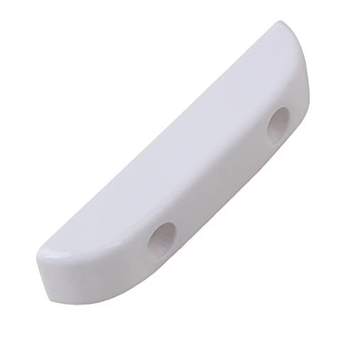 Guitar Thumb Rest Bass Finger Rest Smooth Plastic Guitar Thumbrest Lightweight Thumb/Push Rests with Mounting Screws White