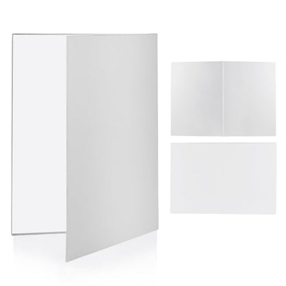 Meking Silver White Photo Backdrop Boards, 2 in 1 Light Reflectors for Photography, Flat Lay Photography Background for Food, Makeup, Jewelry and Other Small Product (17x12 Inch) - size: 1Pcs A3 Silver White