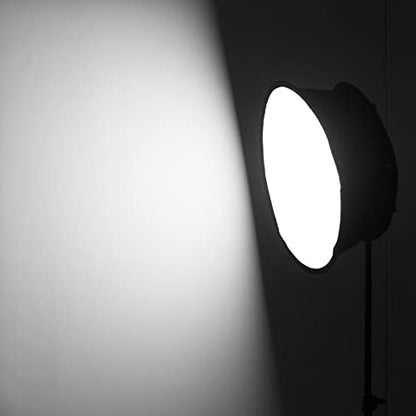 YN45-1 45cm/18in Round Softbox Diffuser Collapsible with Carrying Bag for YONGNUO YN300/YN300 II/ YN300 III/ YN300 IV LED Video Light