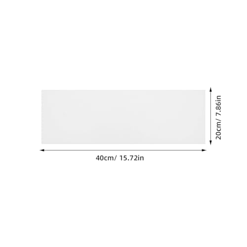 SEWACC Acrylic Lampshade Diffuser Panel for LED Ceiling Lights Semi Transparent Milky White Light Diffuser Plate Wear Resistant Lamp Accessory for Uniform Soft Illumination