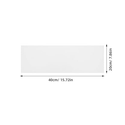 SEWACC Acrylic Lampshade Diffuser Panel for LED Ceiling Lights Semi Transparent Milky White Light Diffuser Plate Wear Resistant Lamp Accessory for Uniform Soft Illumination