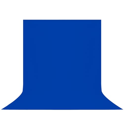 YSKE-Professional Blue Photography Backdrop10X7ft - Machine Washable Seamless Background for Studio & Video - color: Blue, size: 10X7