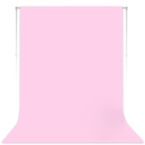 Pink Backdrop for Photoshoot, Professional Photo Backdrop Background for Product Photography, Portraits, Wedding, Party, Live Streaming Video Recording 5X7 FT - color: Pink, size: 5X7 FT