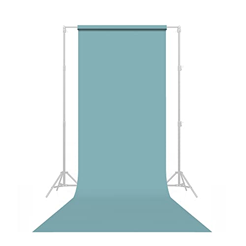 Savage Seamless Paper Photography Backdrop - Color #2 Sky Blue, Size 53 Inches Wide x 36 Feet Long, Backdrop for YouTube Videos, Streaming, Interviews and Portraits - Made in USA - size: 53 in X 36 Ft
