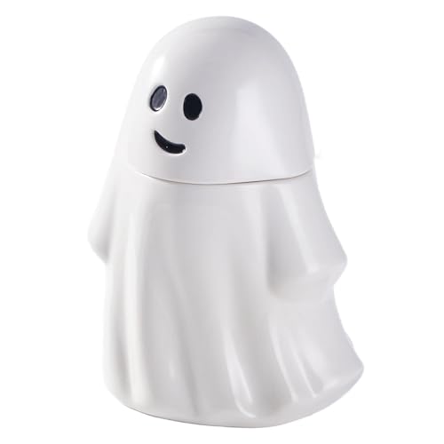 Halloween Ceramic Ghost Cookie Jar
