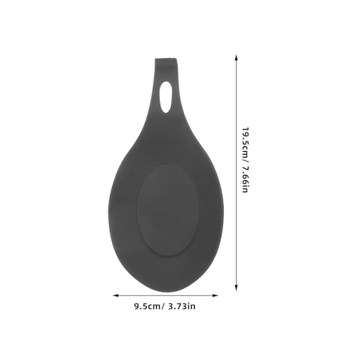 Zerodeko 4pcs Silicone Spoon Holder Set, Spoon Rests with Heat-resistant Food-grade Silicone, Kitchen Utensil Ladle Holder for Cooking and Counter Use