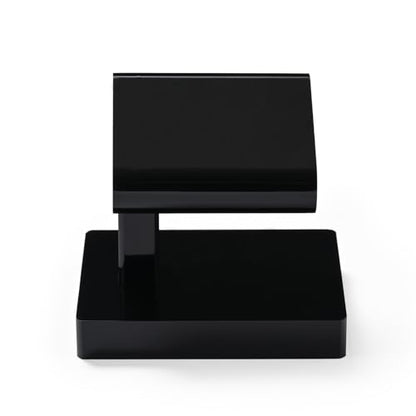 Oirlv Acrylic Jewelry Display Single Watch Stand for Men Acrylic Bracelet Watch Holder for Women (Black) - color: Black YJ12603