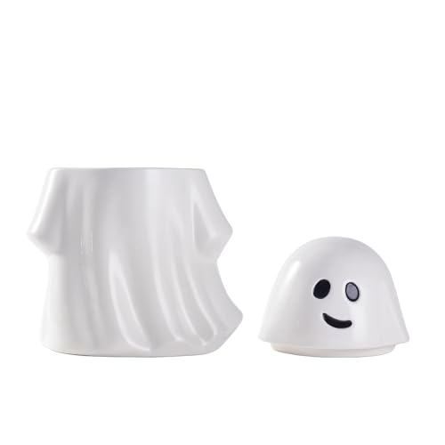 Halloween Ceramic Ghost Cookie Jar