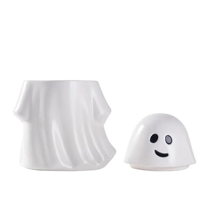 Halloween Ceramic Ghost Cookie Jar