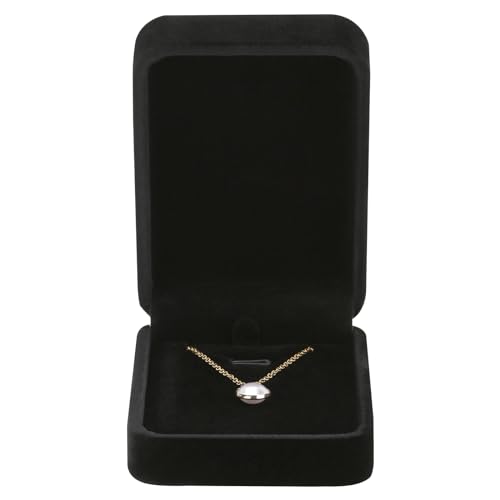 LETURE 6 Pieces Velvet Jewelry Gift Boxes for Necklace Pendant Bracelet Ring Earring, Jewelry Storage Display Case for Christmas Wedding Engagement Birthday Anniversary (Pendant Box STYLE-6PCS) - color: Pendant Box STYLE-6PCS