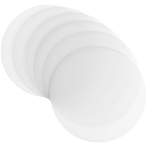 Hemobllo Ceiling Light Diffuser Covers - 6 Pcs 5 Inch Anti-Glare LED Downlight Diffuser Plastic Spotlight Diffuser Covers DIY Lighting Accessories for Ceiling Light LED Downlight Spotlight