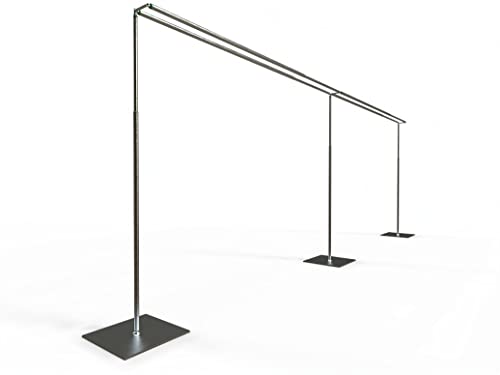 Adjustable Heavy Duty Portable Pipe and Drape Backdrop Kit 10FT x 20FT Double Crossbar Easy Set Up for Wedding&Party&Photography&Baby Show&Display (No Drape)，But Not for Flower Walls/TVs/Heavy Items - size: 10FT x 20FT & Double Crossbar & No Drape
