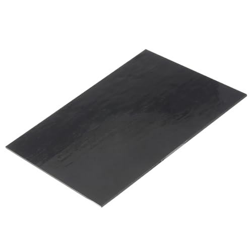 MECCANIXITY Stained Glass Sheet Mosaic Tile 7.9 Inch x 5.9 Inch Black Stained Glass Sheets for Crafts DIY Art Project - color: Black