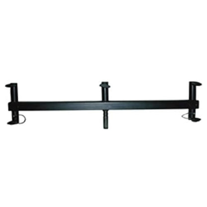 Kupo Junior Multi Header Lighting Bar, Steel Rigging Accessory with 5 Junior Receivers for Photography and Video Studio Mounting, 40" - Silver (KG004111)