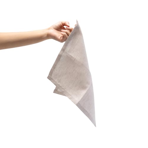 100% Linen Washcloths with Hang Loop– 4-Pack 10.5x17 Inch | Pure Flax Face Cloths for Bathroom, Cleaning & Travel – Exfoliating, Quick-Drying, and Built to Last - size: Washclothes(10.5"x17"）