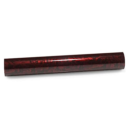 PET Marble Forged Carbon Fiber Textured Gloss Red Vinyl Wrap Auto Car Sticker Decal Film Sheet Bubble Free Air Release Technology with Tool Set 2FTx5FT - size: 2FT x 5FT