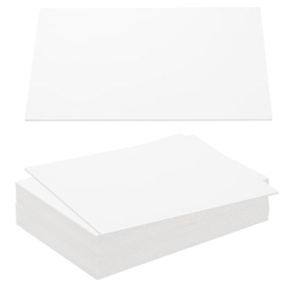 PATIKIL 7x5x0.08" Chipboard Sheets, 20Pcs 80PT Thick Book Board Binders Board Sturdy Bookbinding Supplies for Book Binding Cover, White - color: White, size: 7x5x0.08"