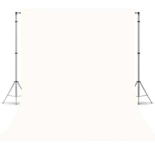 Ivory Photography Backdrop for Photoshoot, Photo Backdrop Curtain, Perfect Ivory Backdrops for Party Portrait Photoshoots Video Studio 6FTx9FT - color: Ivory, size: 6x9 FT