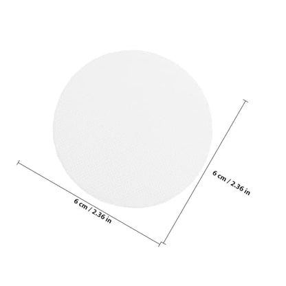 HOMSFOU 2Pcs Lamp Shade Diffusers 2.36In Round Fabric Light Diffuser Covers for Pendant Lights Spotlights Downlights and Chandeliers - Eye Protection and Dust Prevention - color: White, size: 2.3IN