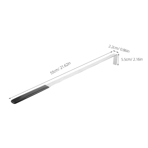 Supermarket Shelf Organization Tool, Stainless Steel Sorting Puller Ruler for Grocery Merchandising Store, Shelf Layout, Retail Display 21.65 Inch