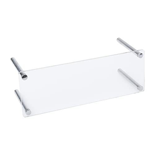 MY MIRONEY 2PCS Acrylic Display Stands Clear Display Shelf Cupcake Display Riser Makeup Holder for Decoration and Organizer(9.84" x 3.54" x 3.94") - size: 9.84" x 3.54" x 3.94"