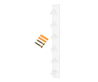 Marketing Holders 2 Pack Sunglasses Holder 6 Pair Wall Mount with Hardware Retail Stores Pharmacies Supermarkets Gift Shops Beach Wear and Bait Shops Lightweight Easy Access Clear Acrylic - size: 6 Tier