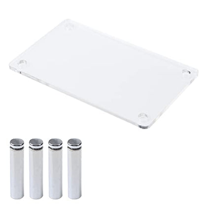 MY MIRONEY 2PCS Acrylic Display Stands Clear Display Shelf Cupcake Display Riser Makeup Holder for Decoration and Organizer(5.91" x 3.54" x 1.97") - size: 5.91" x 3.54" x 1.97"
