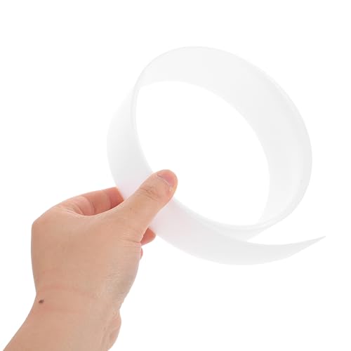 Uonlytech Soft Light LED Diffuser Sheet for Strip Lights, Flexible Acrylic Lamp Lens for Signage, Ceiling Fixture Replacement Shade, Lightbox, Spotlights 1220x40mm