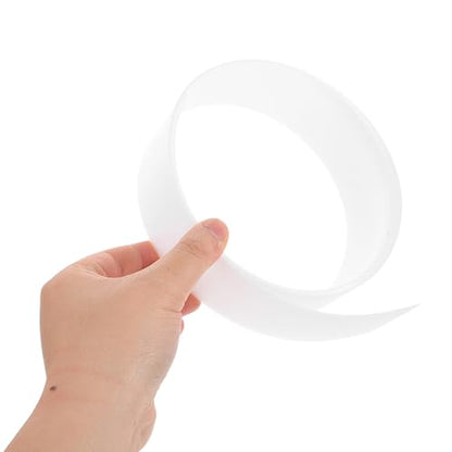 Uonlytech Soft Light LED Diffuser Sheet for Strip Lights, Flexible Acrylic Lamp Lens for Signage, Ceiling Fixture Replacement Shade, Lightbox, Spotlights 1220x40mm