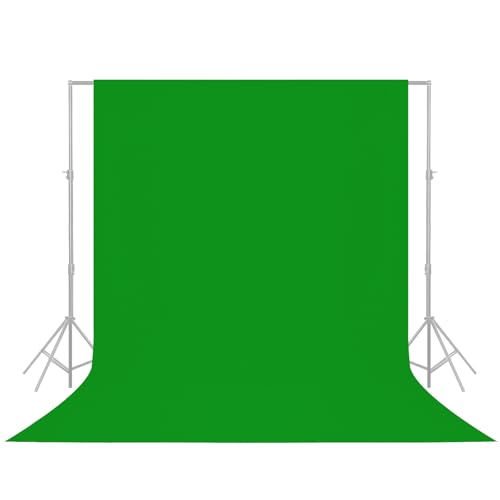 YSKE-Professional Green Photography Backdrop10X7ft - Machine Washable Seamless Background for Studio & Video - color: Green, size: 10X7