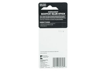 Scotch Permanent Glue Sticks, Acid-Free Non-Toxic Adhesive (2-Pack) – Strong & Fast Bond, No-Mess Application for Paper, Photos, Crafts