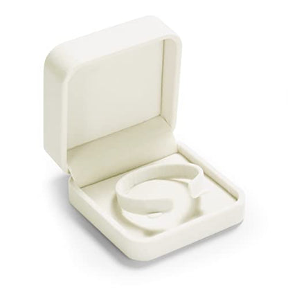 Oirlv Velvet Bracelet Gift Boxes White Bangle Display Jewelry Box - style: Bracelet/Bangle Box