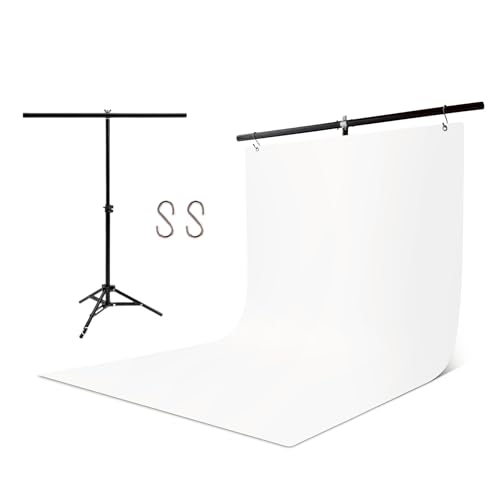 Pino Studio Photography Background Sheet - White (with Stand) - color: White (with stand)